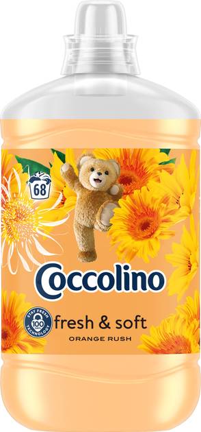 Фото - Ополіскувач для білизни Coccolino Orange Rush 1.7 л