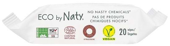 Фото - Салфетки влажные для детей Eco By Naty Органические без запаха (245067)