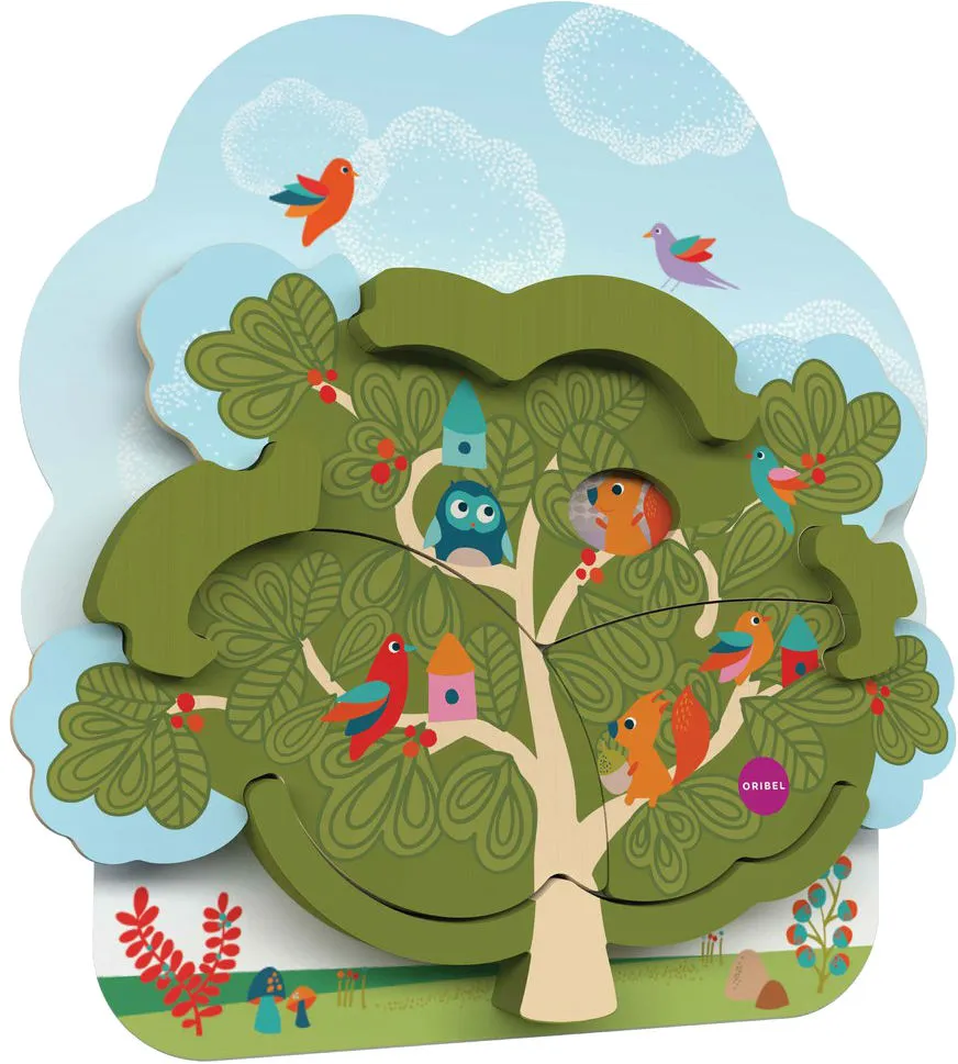 Бізіборд-дошка Oribel Veritiplay Будинок містера Білки на дереві (OR801-90001)