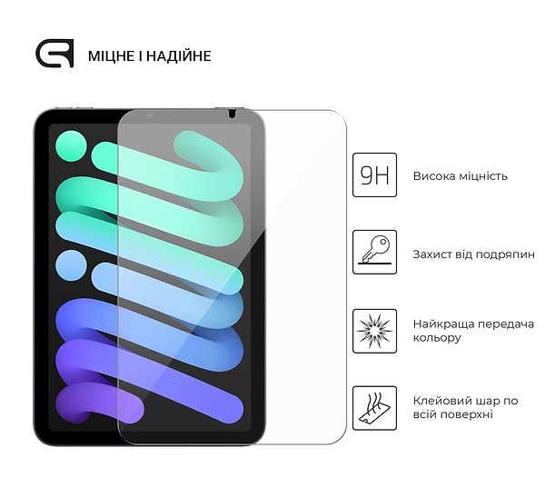 Фото - Захисне скло для планшету Armorstandart Glass.CR for Apple iPad mini 2024 / mini 6 Clear (ARM60062)