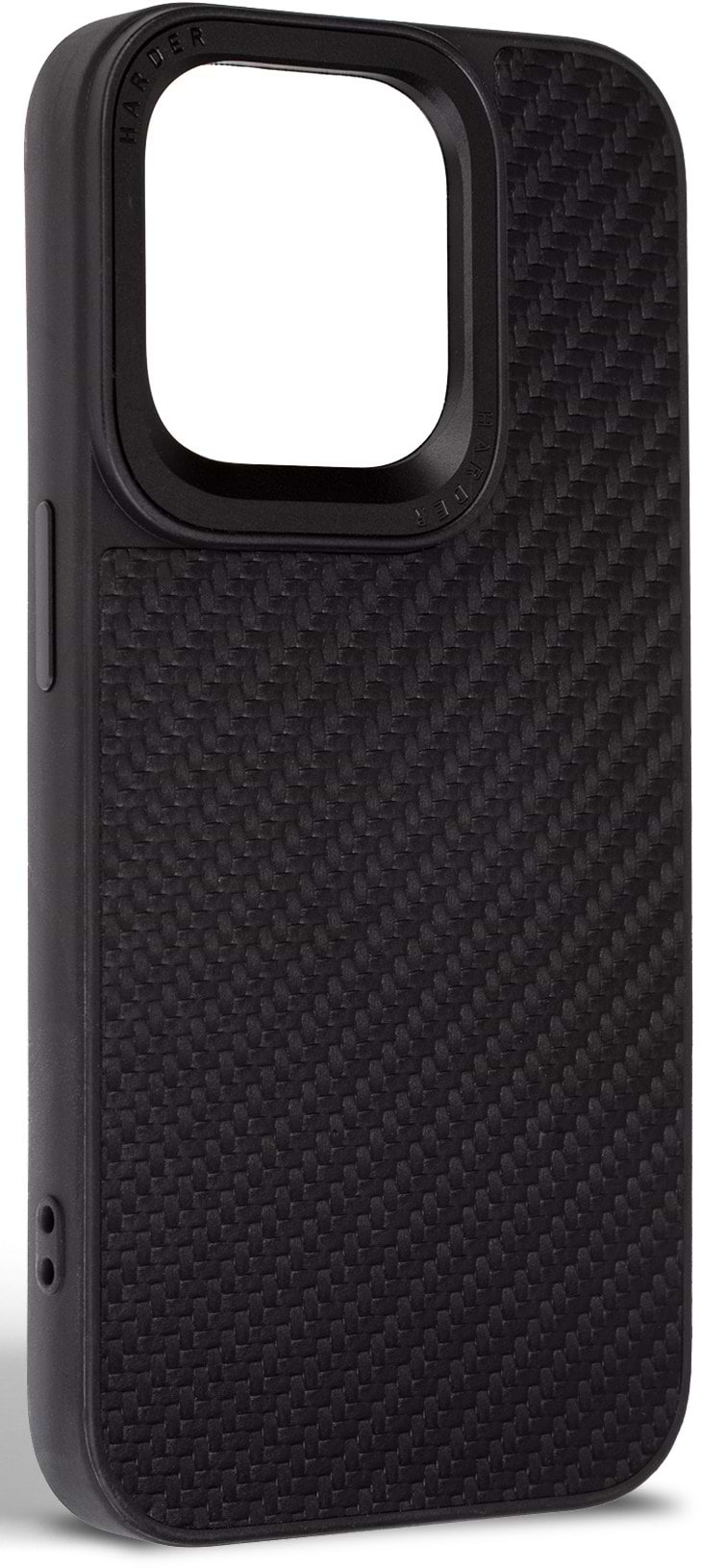 Фото - Чохол для смартфону Harder Carbon Pattern for Apple iPhone 14 Pro Black (ARM76779)