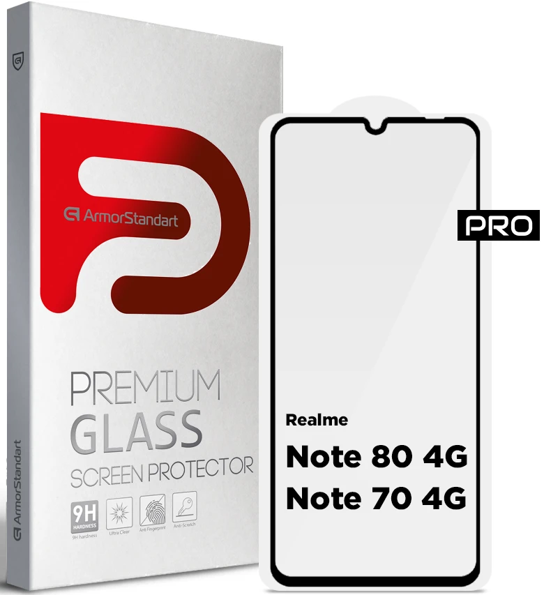 Захисне скло для смартфону Armorstandart Pro for Realme Note 80 4G / Note 70 4G (ARM83930)