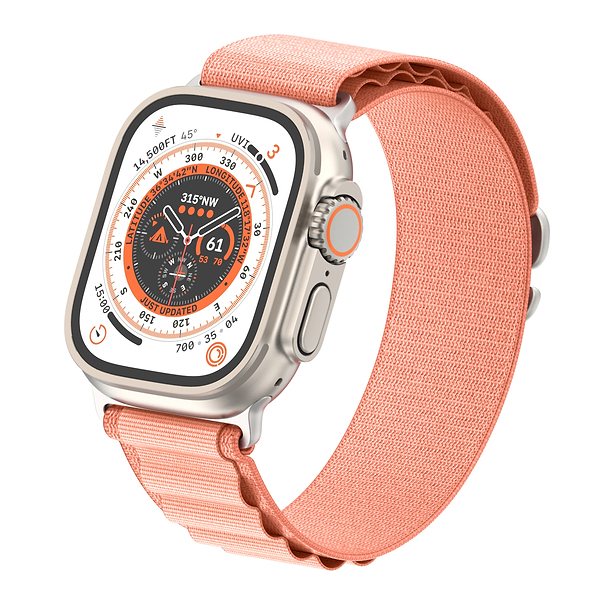 Фото - Ремешок для смарт-часов Armorstandart Alpina Band for Apple Watch 49/46/45/44/42 (Series 1-3) Peach (ARM81051)