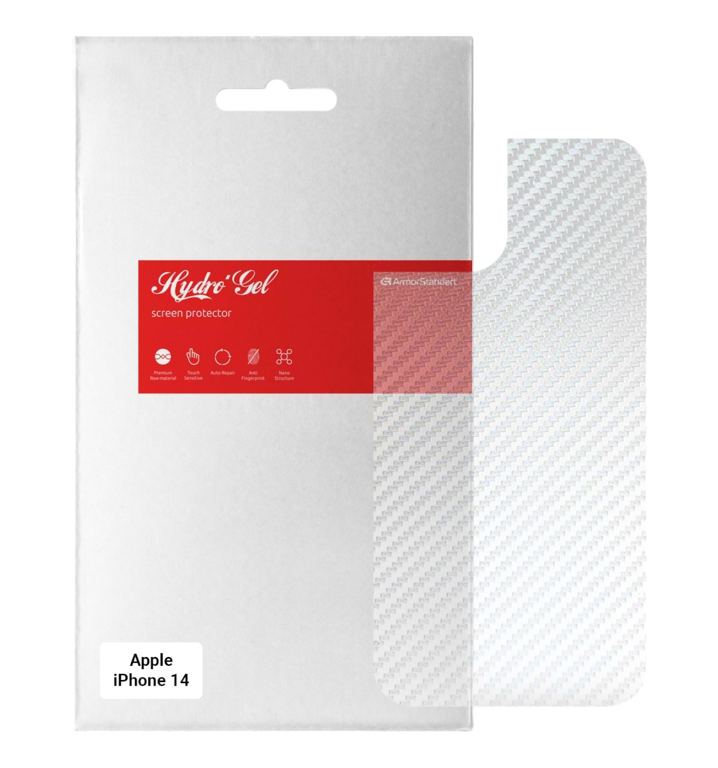 Защитная пленка для смартфона Armorstandart на заднюю панель forApple iPhone 14 Carbone Transparent (ARM64880)
