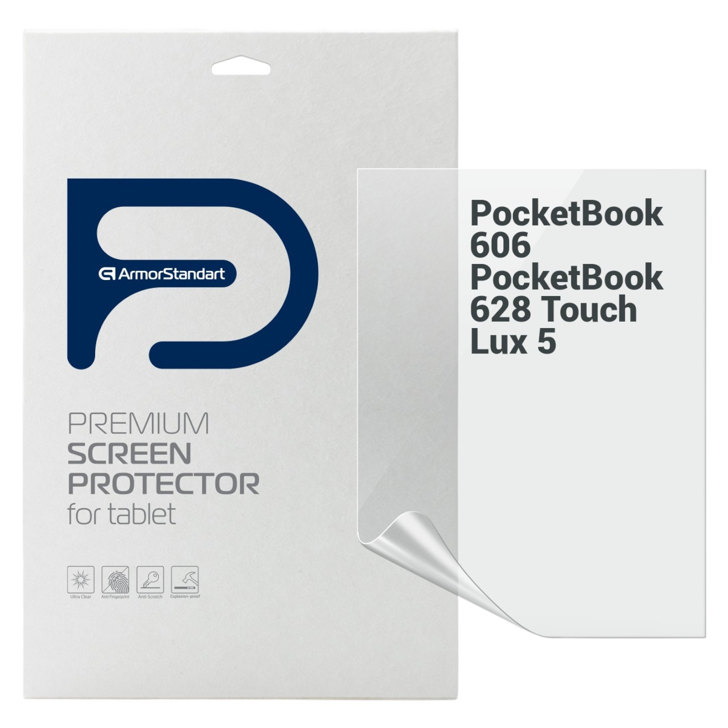 Захисна плівка для електронної книги Armorstandart for PocketBook 606 / 628 Touch Lux 5 (ARM66079)