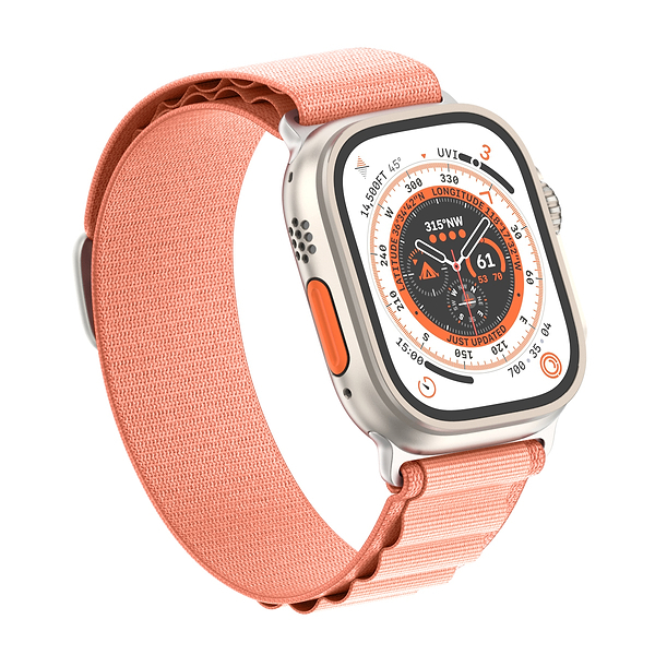 Фото - Ремешок для смарт-часов Armorstandart Alpina Band for Apple Watch 49/46/45/44/42 (Series 1-3) Peach (ARM81051)