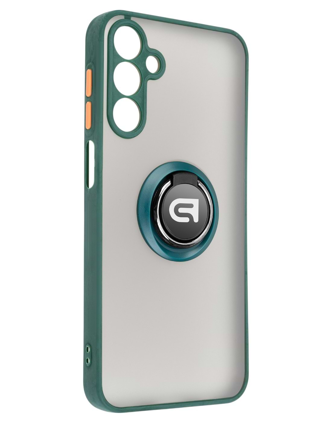Чохол для смартфону Armorstandart Frosted Matte Ring for Samsung M15 5G (M156) Dark Green (ARM76370) - Фото 1