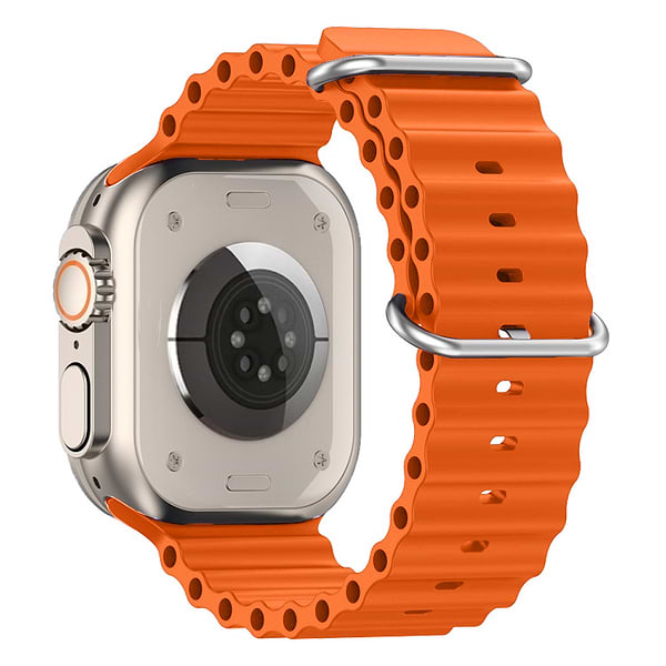 Фото - Ремінець для смарт-годинника Armorstandart Ocean Band for Apple Watch 49/46/45/44/42 (Series 1-3) Orange (ARM81039)