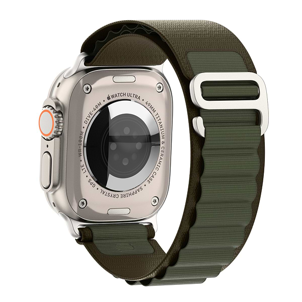 Фото - Ремінець для смарт-годинника Armorstandart Alpina Band for Apple Watch 49/46/45/44/42 (Series 1-3) Olive (ARM81045)