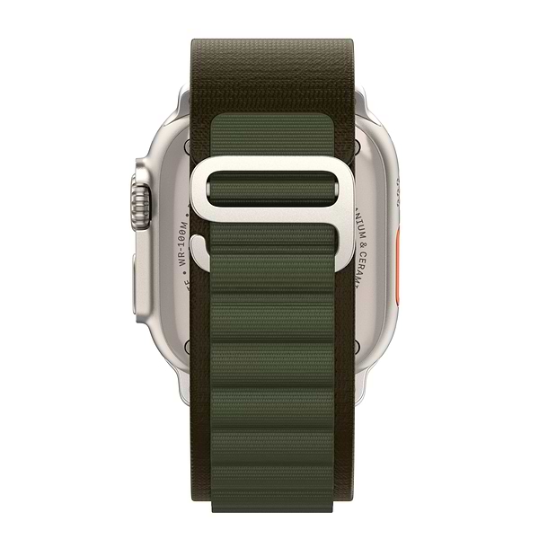 Фото - Ремінець для смарт-годинника Armorstandart Alpina Band for Apple Watch 49/46/45/44/42 (Series 1-3) Olive (ARM81045)