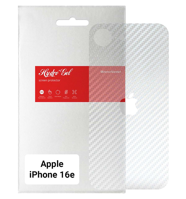 Фото - Захисна плівка для смартфону Armorstandart на задню панель for Aple iPhone 16e Carbone Transparent (ARM85458)