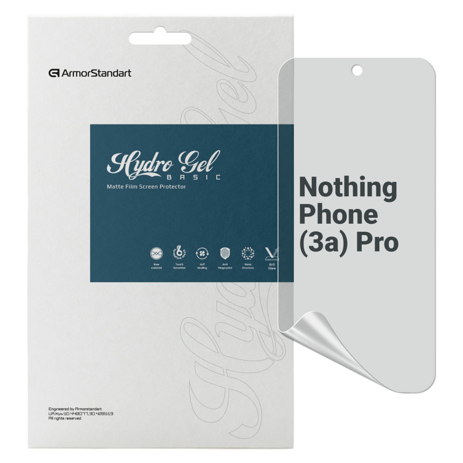 Захисна плівка для смартфону Armorstandart Matte for Nothing Phone (3a) Pro (ARM85462)