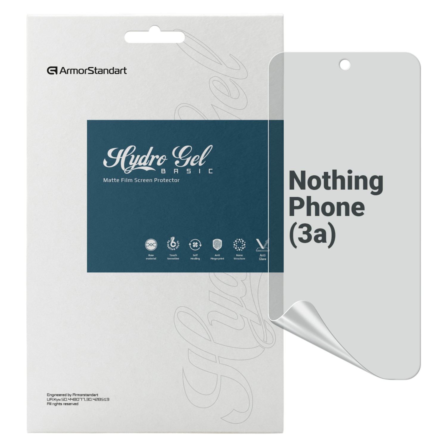 Плівка захисна для смартфону Armorstandart Matte for Nothing Phone (3a) (ARM85463)