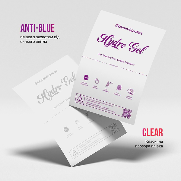 Фото - Захисна плівка для смартфону Armorstandart Clear + Anti-Blue for Apple iPhone 15 Pro (ARM80679)