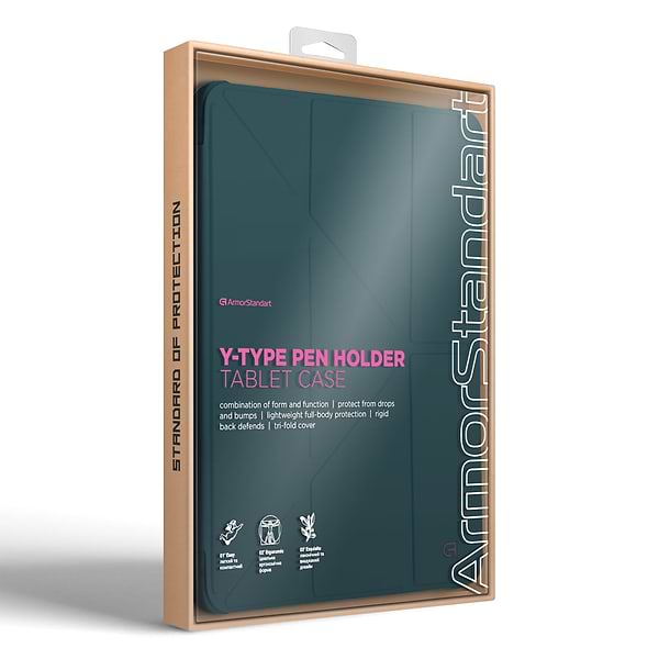 Фото - Чохол для планшета Armorstandart Y-Type PEN for iPad Air 13 2026 / 2025 / 2024 Pine Green (ARM77520)