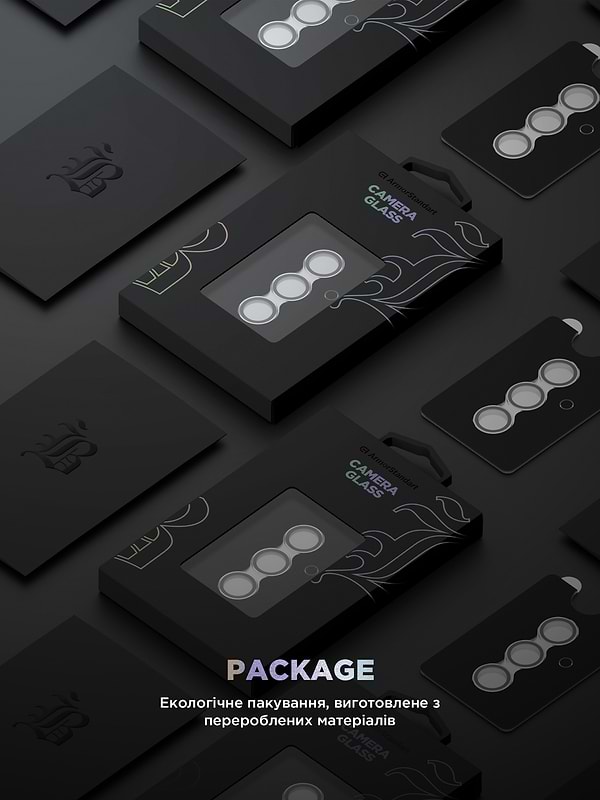 Фото - Захисне скло для смартфону Armorstandart для камери Supreme Black Icon for Samsung S24 Plus Clear (ARM76615)