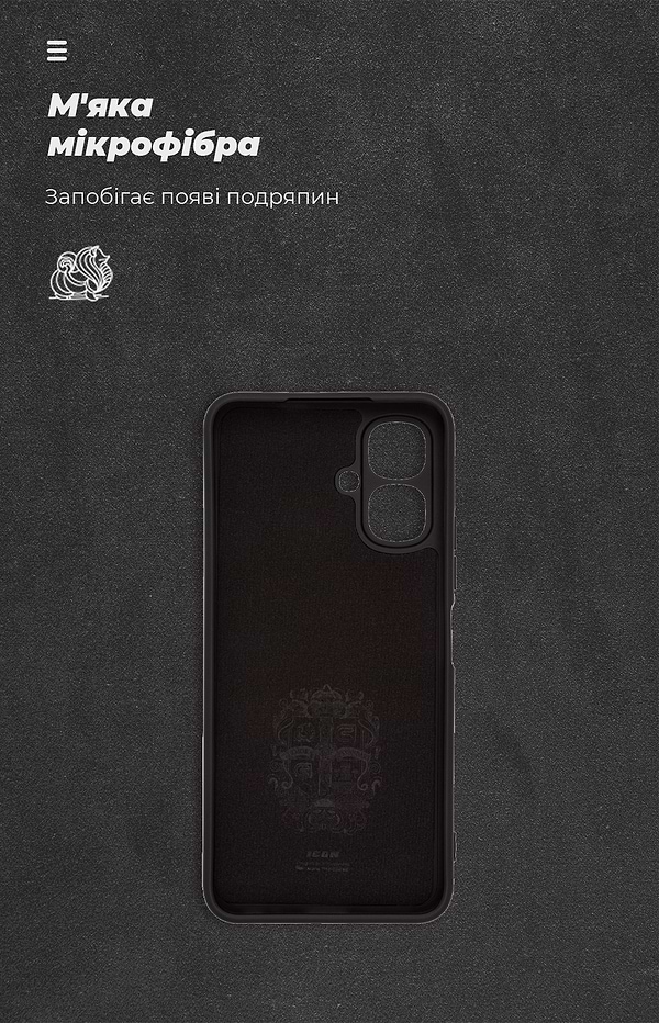 Фото - Чехол для смартфона Armorstandart ICON for Tecno Spark Go 2 4G Camera cover Black (ARM87153)