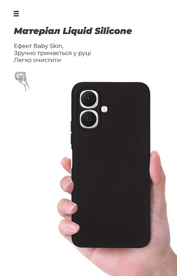 Фото - Чехол для смартфона Armorstandart ICON for Tecno Spark Go 2 4G Camera cover Black (ARM87153)