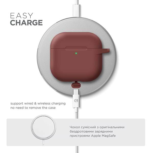 Фото - Чехол для наушников Armorstandart Hang Case for Apple AirPods 4 Scarlet (ARM81294)