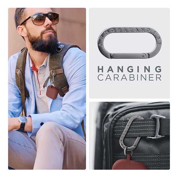 Фото - Чехол для наушников Armorstandart Hang Case for Apple AirPods 4 Scarlet (ARM81294)