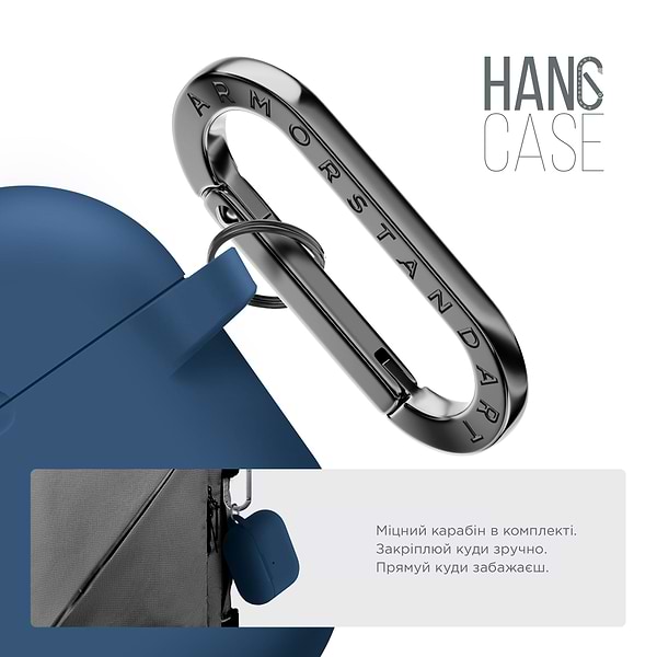 Фото - Чехол для наушников Armorstandart Hang Case for Apple AirPods Pro 2 Lake Blue (ARM68598)