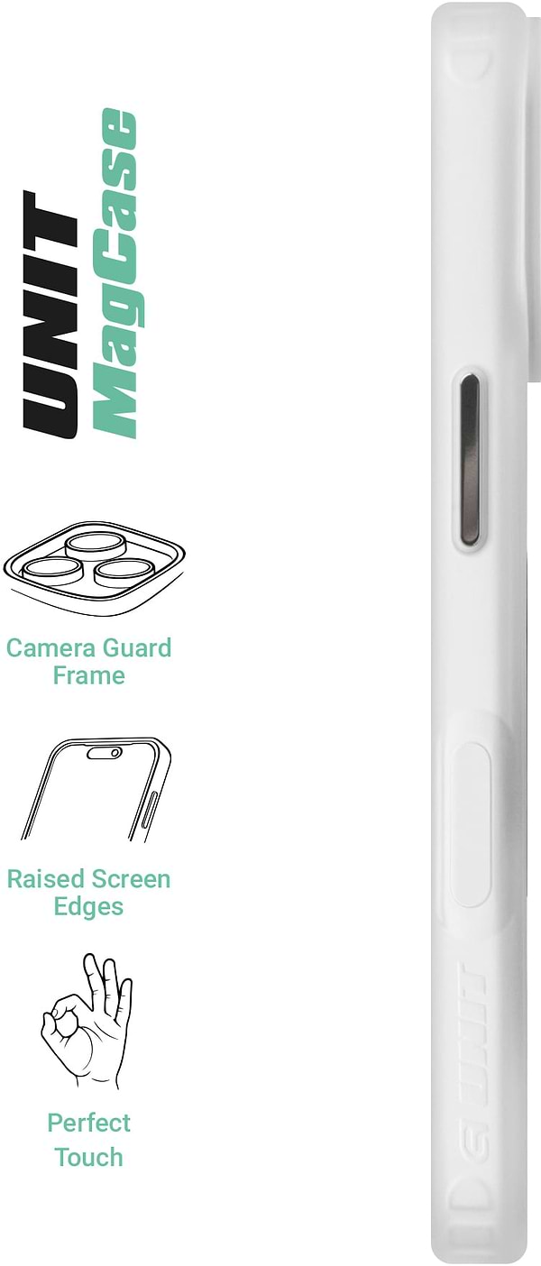 Фото - Чохол для смартфону Armorstandart Unit MagCase for Apple iPhone 17 Matte Clear Silver (ARM88998)