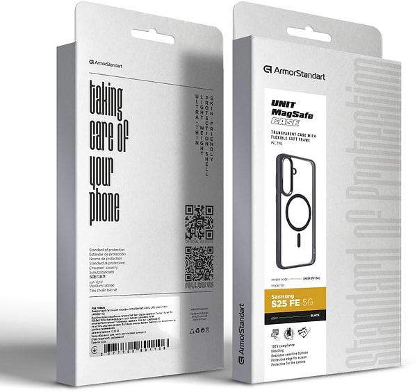Фото - Чехол для смартфона Armorstandart Unit MagCase for Samsung S25 FE 5G Black (ARM89156)