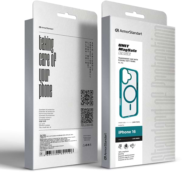 Фото - Чехол для смартфона Armorstandart Unit MagSafe for Apple iPhone 16 Lake Green (ARM79293)