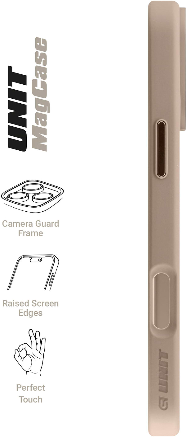 Фото - Чохол для смартфону Armorstandart Unit MagSafe for Apple iPhone 16 Plus Titanium Gold (ARM79291)