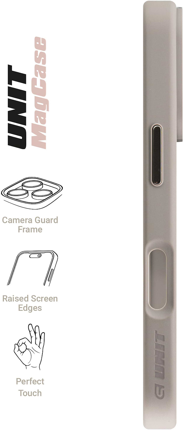 Фото - Чохол для смартфону Armorstandart Unit MagSafe for Apple iPhone 16 Pro Titanium Grey (ARM78710)