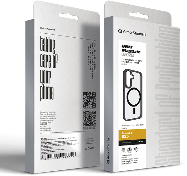 Фото - Чохол для смартфону Armorstandart Unit MagSafe for Samsung S25 Black (ARM82260)