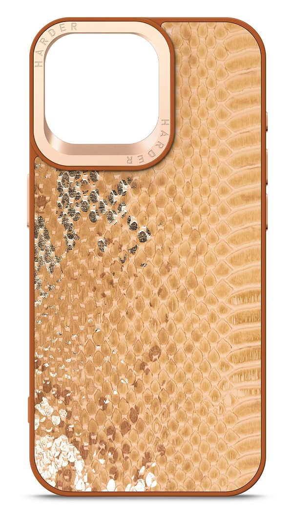 Фото - Чохол для смартфону Harder Snake Pattern for Apple iPhone 15 Pro Max Beige (ARM76800)