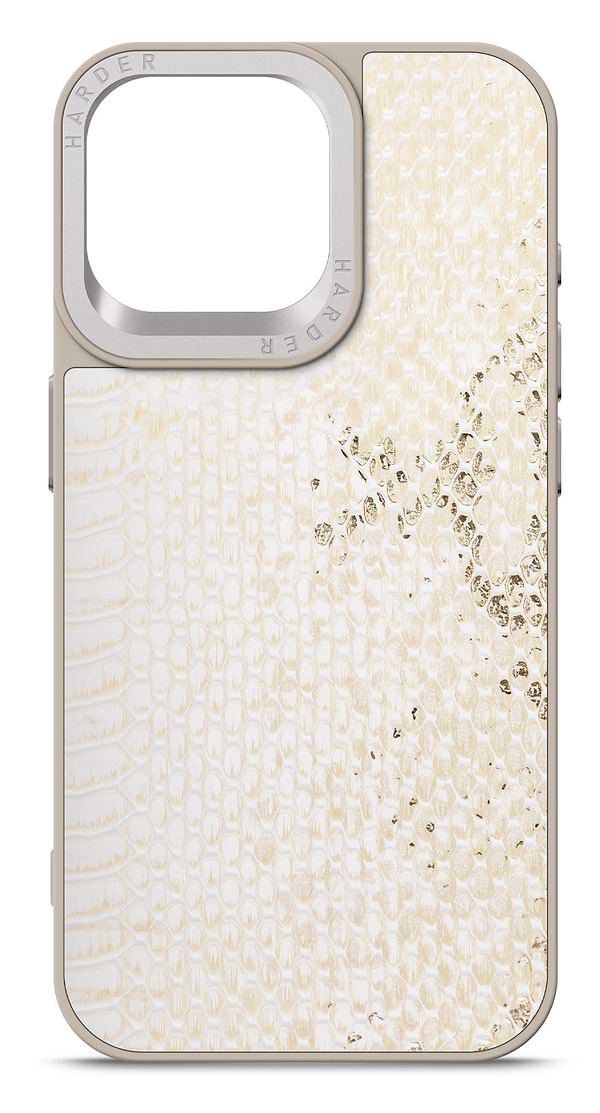 Фото - Чохол для смартфону Harder Snake Pattern for Apple iPhone 15 Pro Max White Cream (ARM76801)