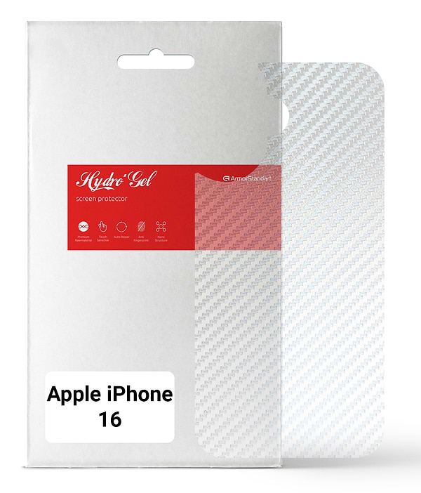 Фото - Захисна плівка для смартфону Armorstandart на задню панель for Apple iPhone 16 Carbone Transparent (ARM79603)