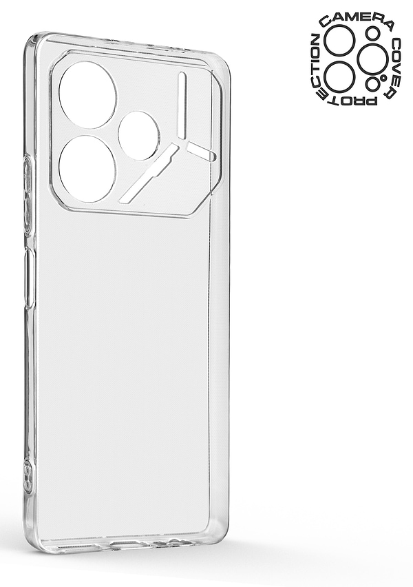 Фото - Чохол для смартфону Armorstandart Air for Tecno Pova 6 (LI7) Camera cover Clear (ARM78222)