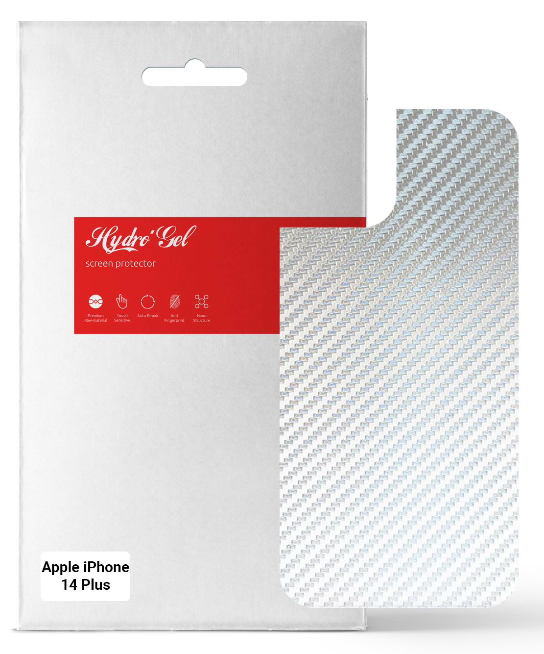 Захисна плівка для смартфона Armorstandart на задню панель for Apple iPhone 14 Plus Carbone Silver (ARM64966)