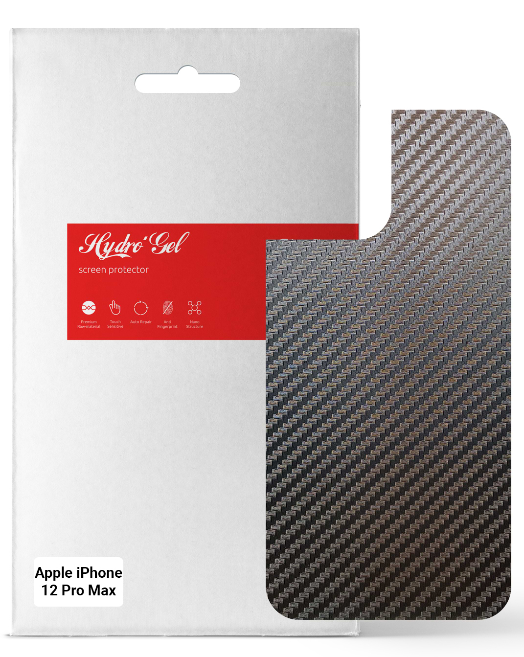 Защитная пленка для смартфона Armorstandart на заднюю панель for Apple iPhone 12 Pro Max Carbone (ARM61061)