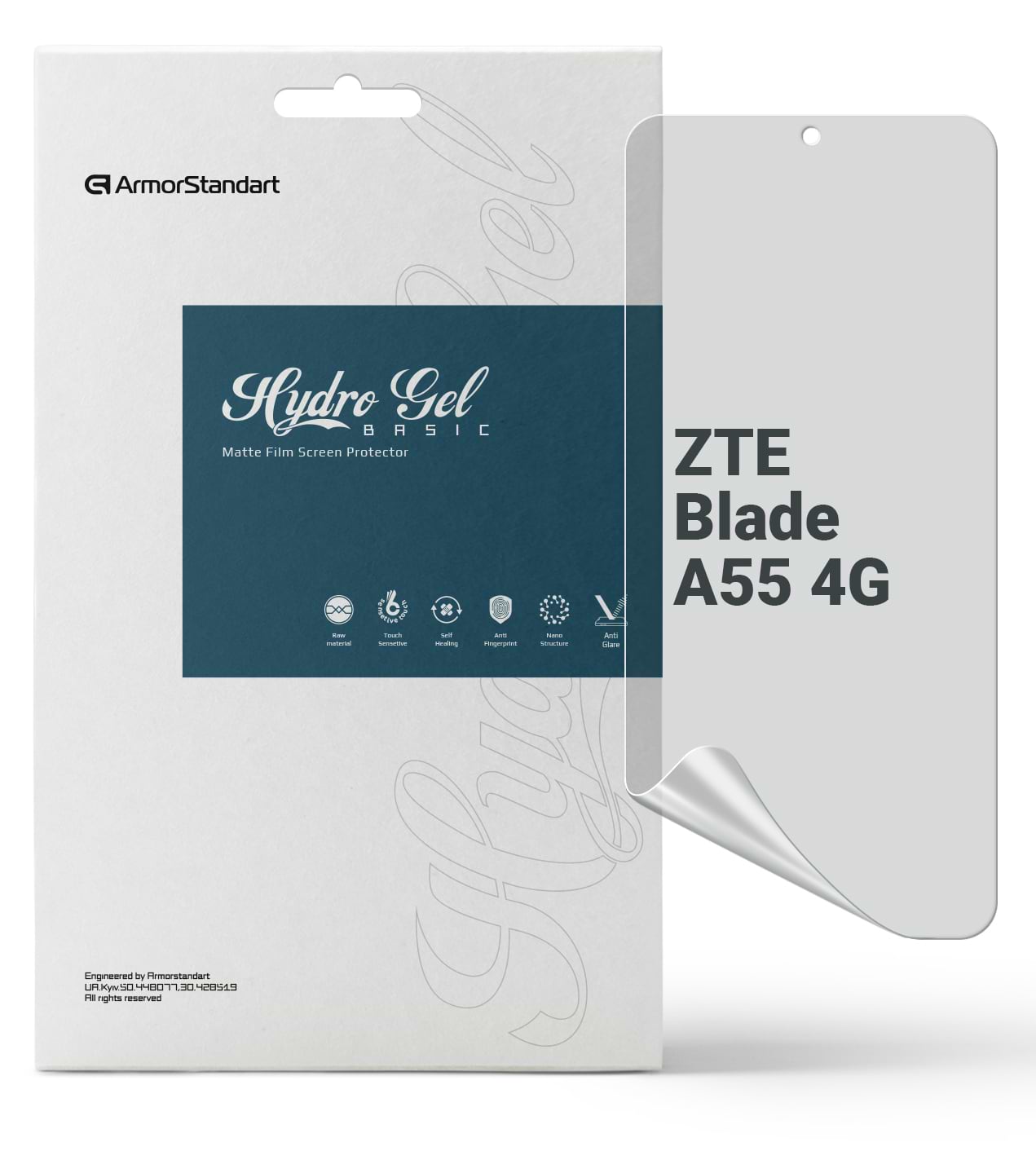 Захисна плівка для смартфону Armorstandart Matte for ZTE Blade A55 4G (ARM81352)