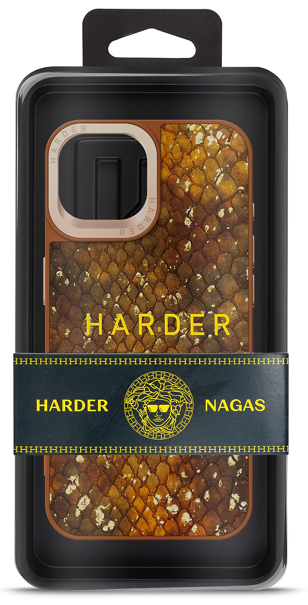 Фото - Чохол для смартфону Harder Nagas for Apple iPhone 14 Brown (ARM76750)