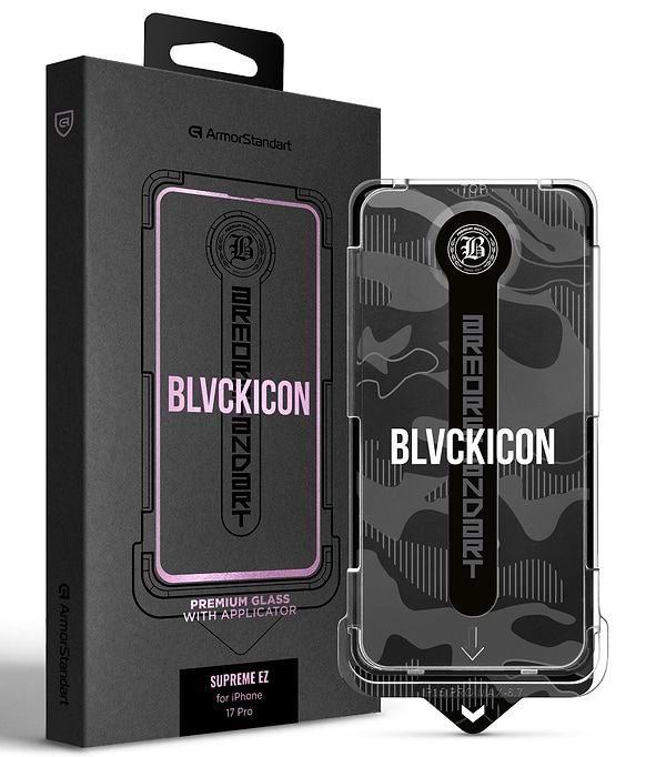 Фото - Защитное стекло для смартфона Armorstandart Black Icon Supreme EZ for iPhone 17 Pro (ARM86407)