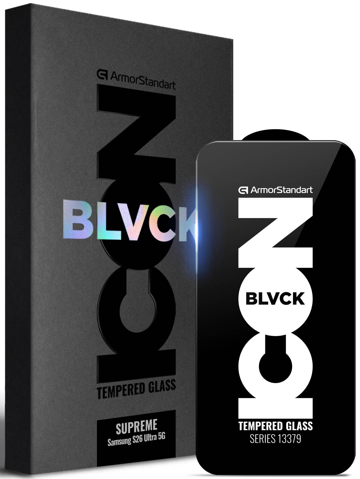 Защитное стекло для смартфона Armorstandart Supreme Black Icon for Samsung S26 Ultra 5G (ARM89256)