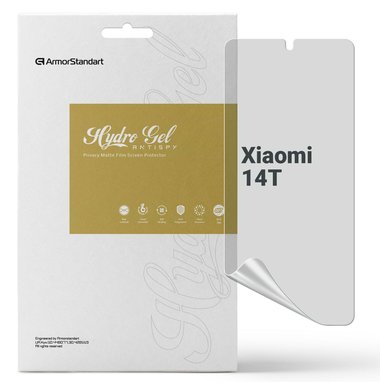 Захисна плівка для смартфону Armorstandart Anti-spy for Xiaomi 14T (ARM79312)