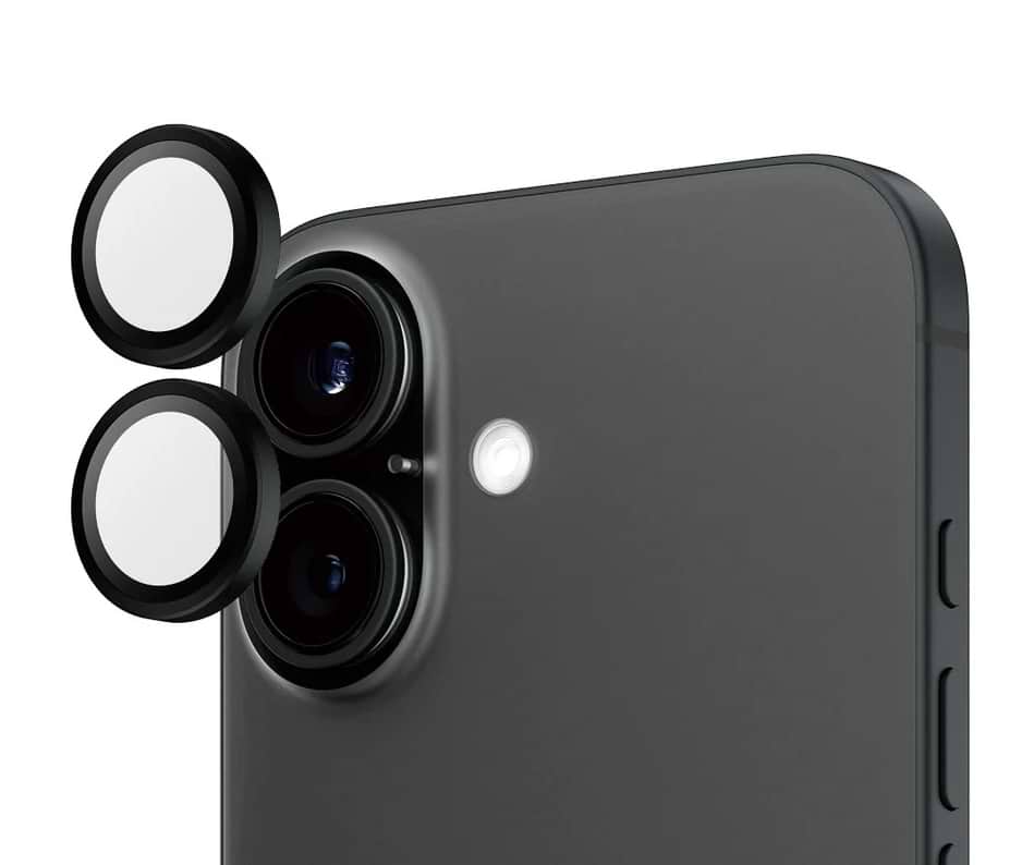 Захисне скло для смартфону Armorstandart для камери AR for iPhone 16 / 16 Plus Black (ARM79402) - Фото 1