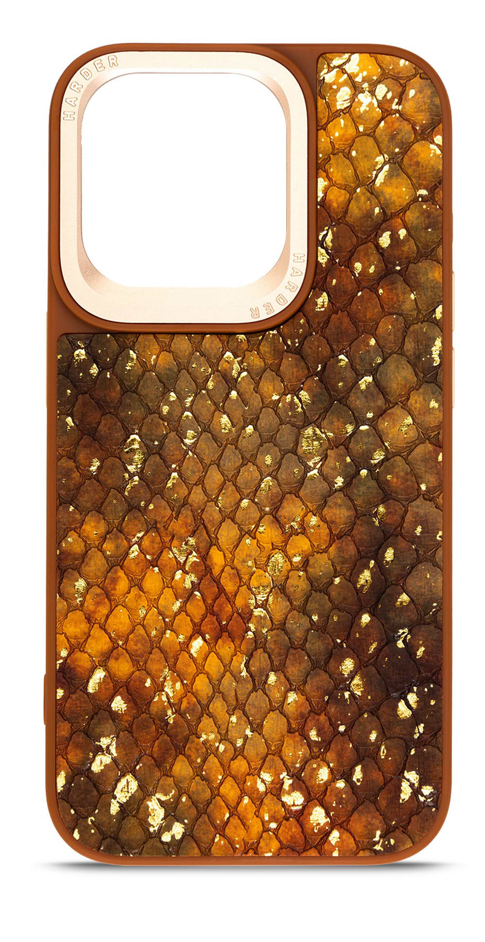Чехол для смартфона Harder Nagas for Apple iPhone 15 Pro Brown (ARM76740) - Фото 1