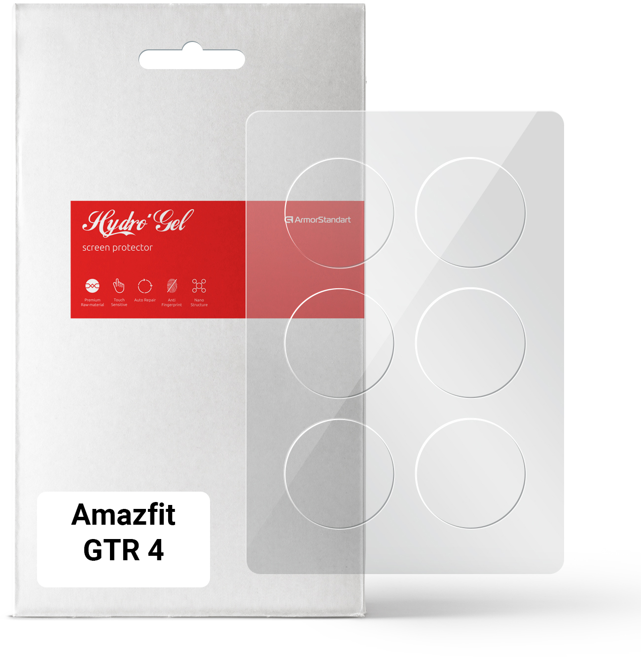 Захисна плівка для смарт-годинника Armorstandart for Amazfit GTR 4 6 шт. (ARM65220)