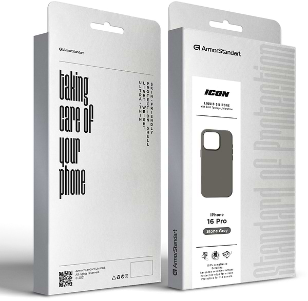 Фото - Чохол для смартфону Armorstandart ICON2 MagSafe for Apple iPhone 16 Pro Stone Grey (ARM81316)