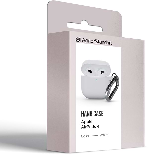 Фото - Чехол для наушников Armorstandart Hang Case for Apple AirPods 4 White (ARM81295)