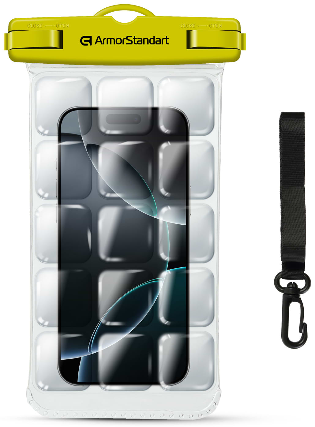 Чехол для смартфона Armorstandart CapsulePro Waterproof Floating Case Yellow (ARM59235) - Фото 1