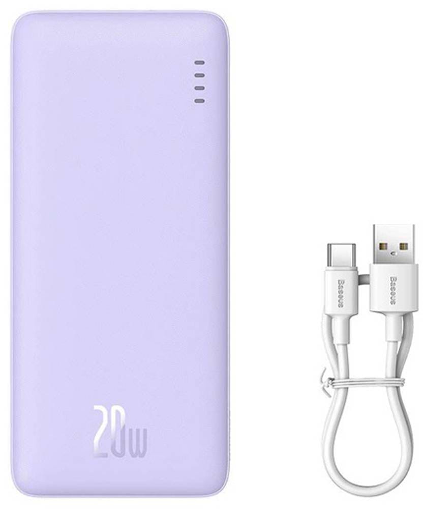 Купить Батарея мобильная Baseus Airpow 20000mAh QC+PD 20W Purple (P10022804513-00) - Фото 1 Батарея мобильная Baseus Airpow 20000mAh QC+PD 20W Purple (P10022804513-00) - Фото 1
