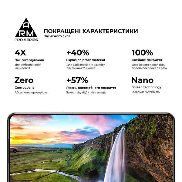 Фото - Захисне скло для смартфону Armorstandart Pro for Realme C75 4G Black (ARM82888)